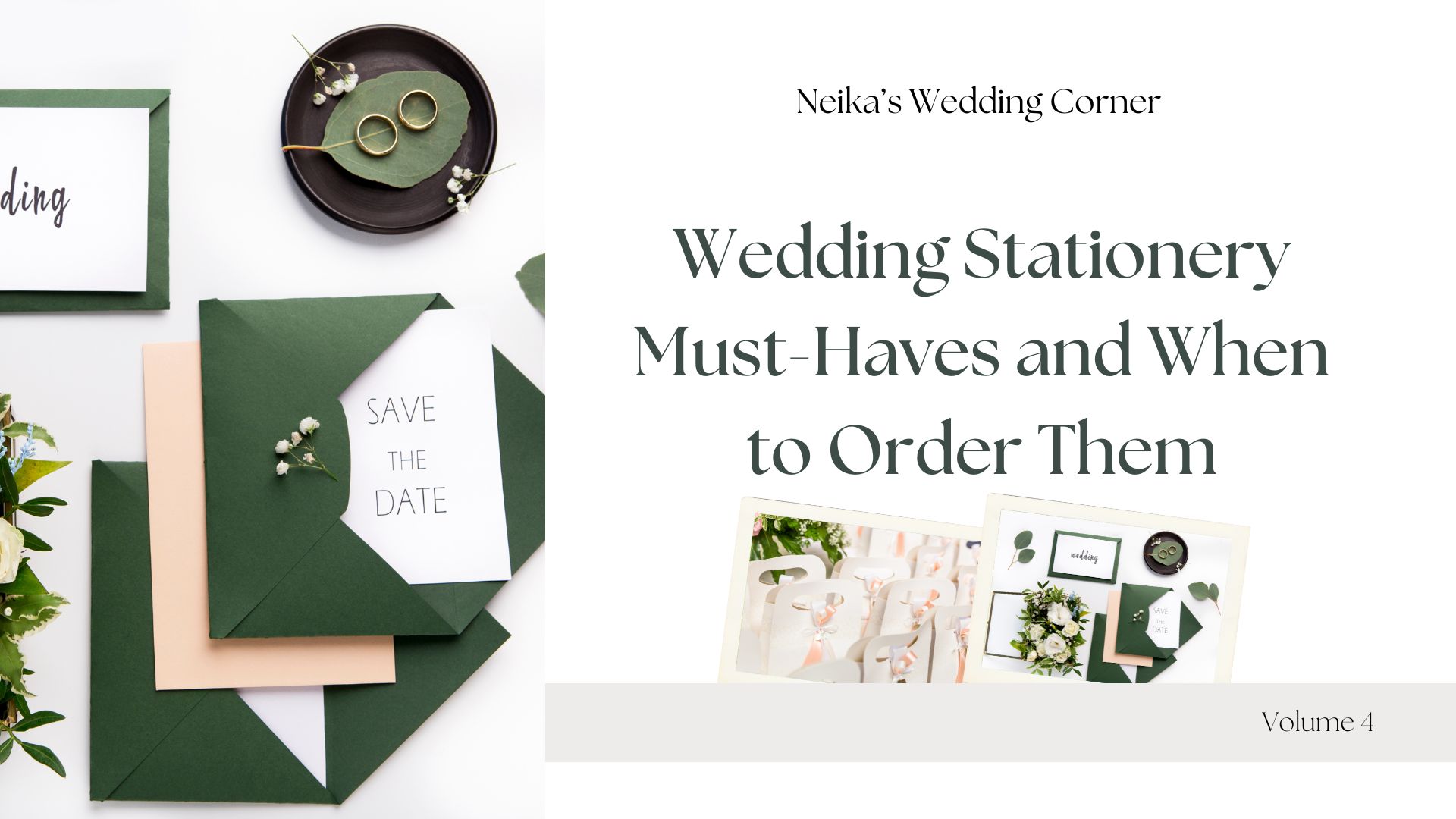 Wedding Stationery Must-Haves and When to Order Them
