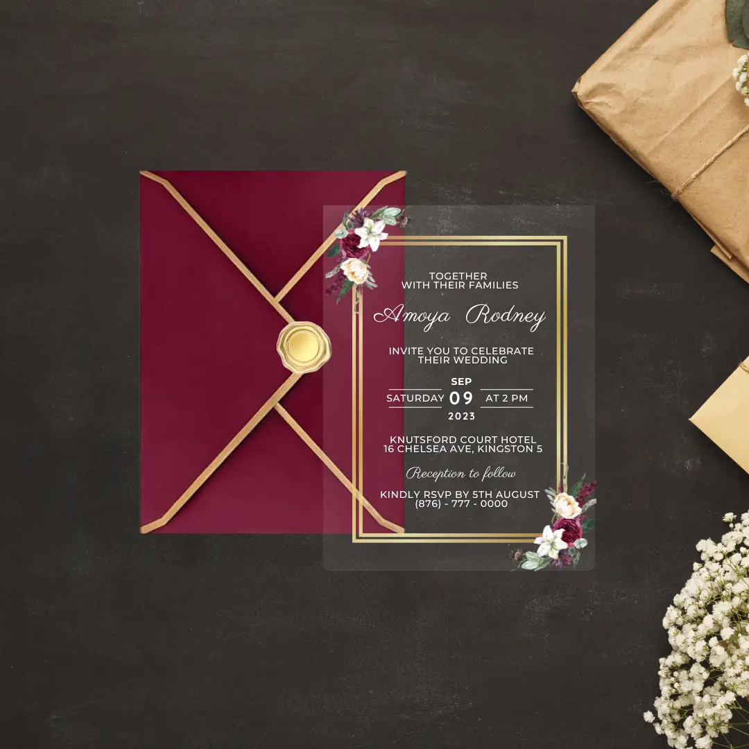 Acrylic Invite Only