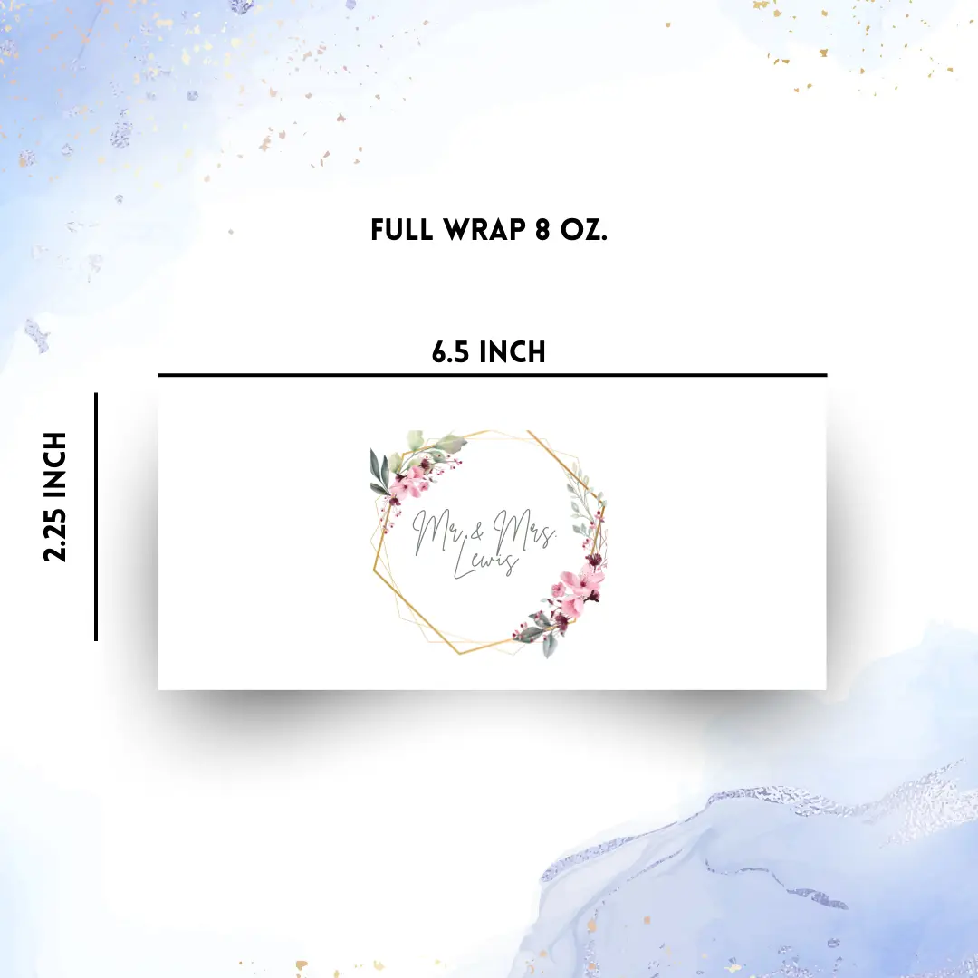 Full Wrap 8oz Label